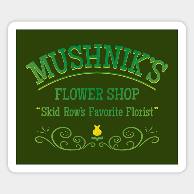 Strange and Unusual Flower Shop Magnet by Heyday Threads